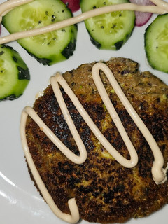 Una foto de Hamburguesa vegetal