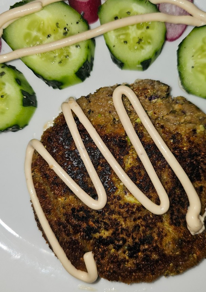 Una foto de Hamburguesa vegetal