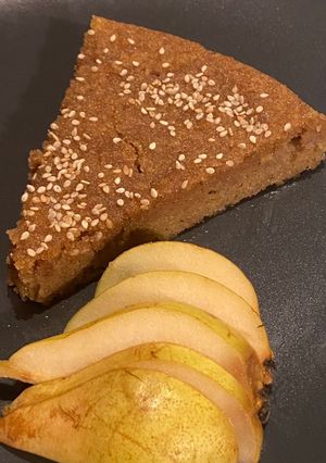 Φωτογραφία της συνταγής Αχλαδόπιτα 🍐🍐🍐 (-Ζάχαρη,-Βούτυρο,-Αλεύρι)