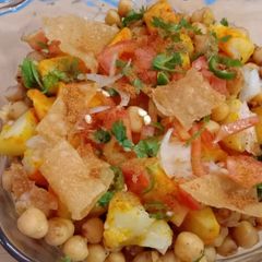Chana chaat A picture of Chana chaat.