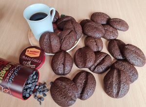 Una foto de Galletas de café ☕ y cacao natural