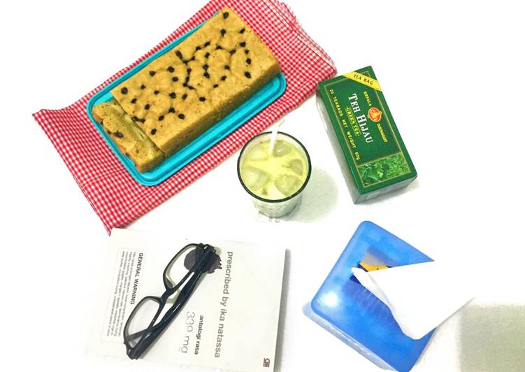 Cara mudah Menyiapkan Green Tea Latte Steam Cake (Bolu kukus teh hijau), Bikin Ngiler