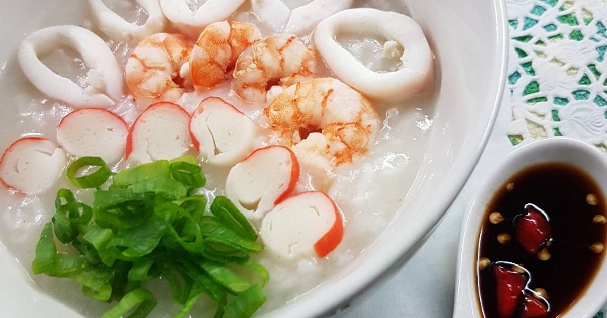 Resep Bubur Seafood Ala Tawan Oleh Kitchen Euphoria Cookpad
