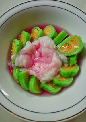 Foto resep Es Pisang Ijo