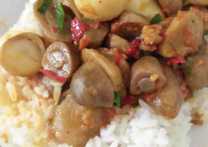 Resep TUMIS JAMUR SAWIT,BASO DAN TELUR PUYUH