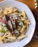 Nui Ống Nhỏ (Maccaroni) Trộn Dưa Chuột Ngâm & Cá Cơm Muối