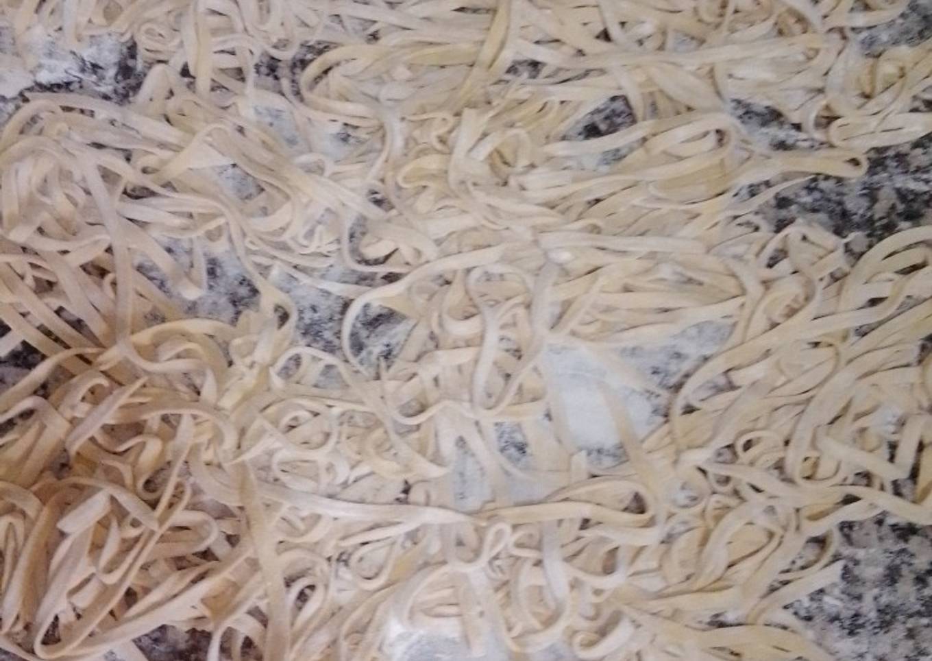 Tallarines de calabaza sin huevo