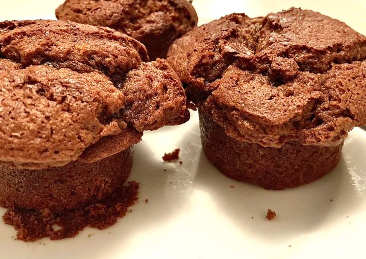 Recette Appétissante Muffins fondants au chocolat