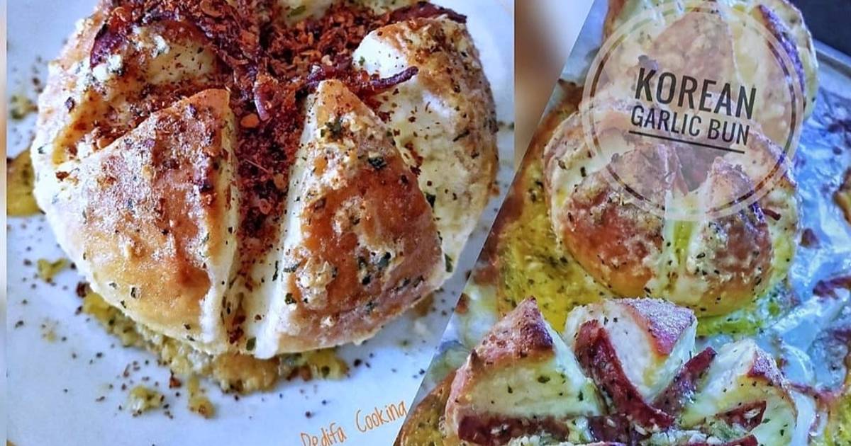 Resep 73 Korean Garlic Bun With Pepperoni And Chili Flakes Oleh Dedifa