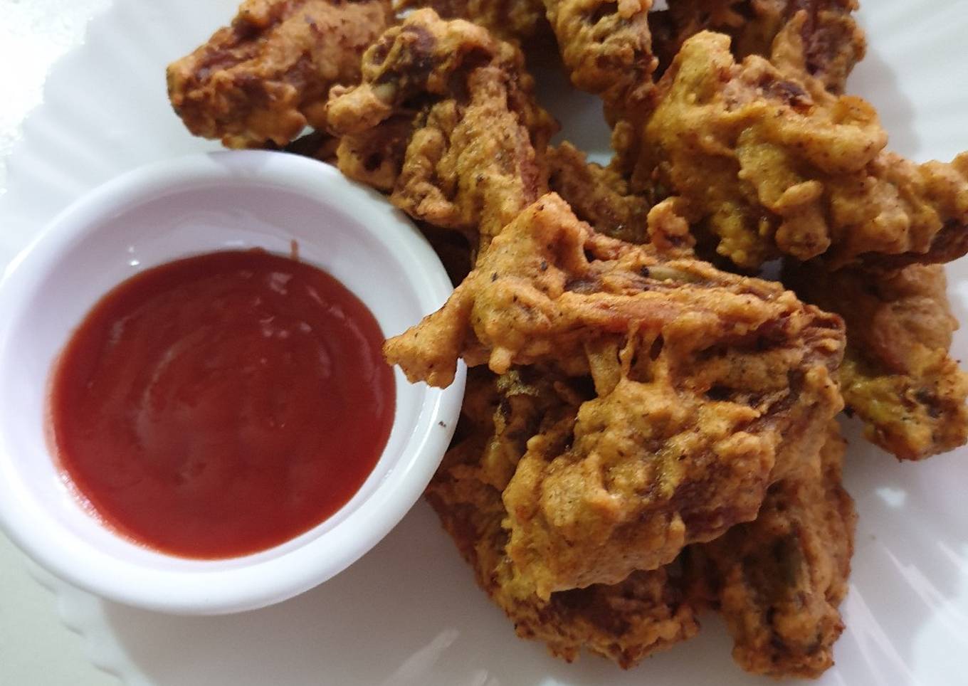 Chicken wings pakore