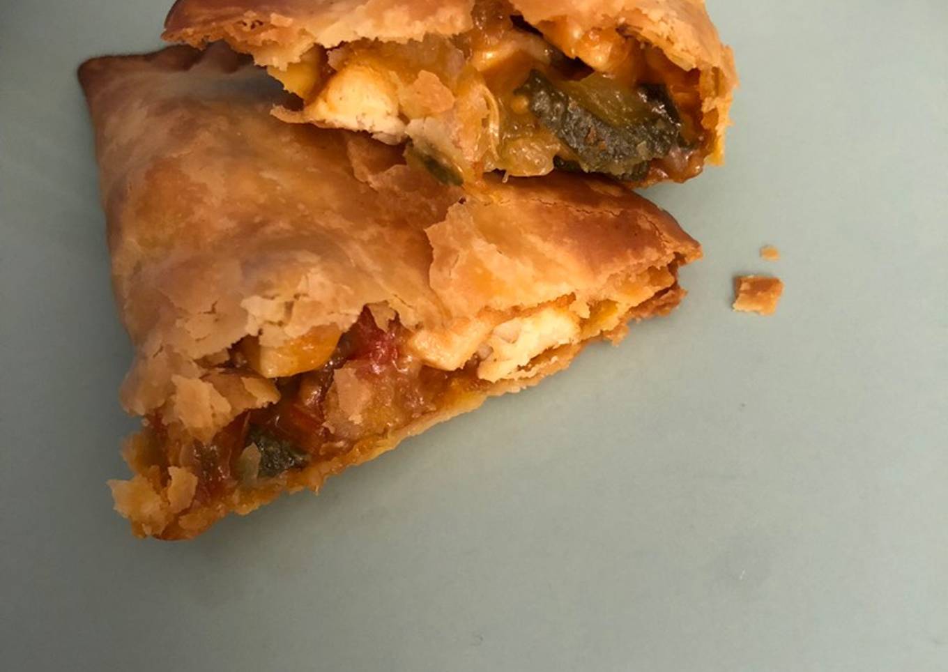 Empanadillas de pollo con verduras