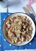 585. Tumis Jamur Enoki Tahu & Telur