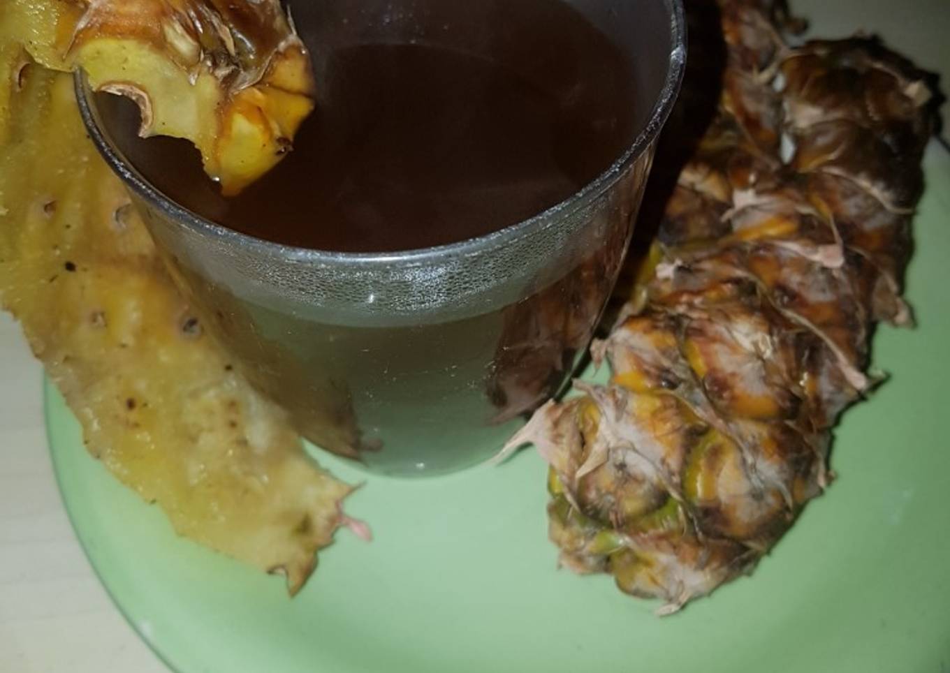 Pineapple peel tea. ☕☕