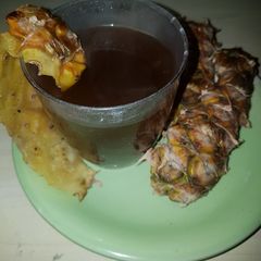 A picture of Pineapple peel tea. ☕☕.
