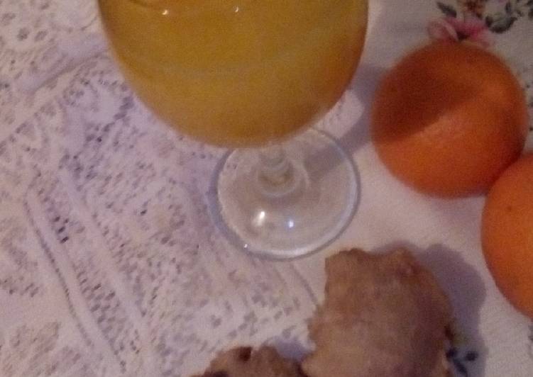 عصير البرتقال بالزنجبيل
