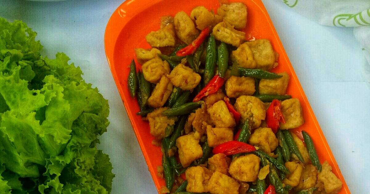 Resep Oseng tahu kacang panjang oleh Icha Annisa Septiana 