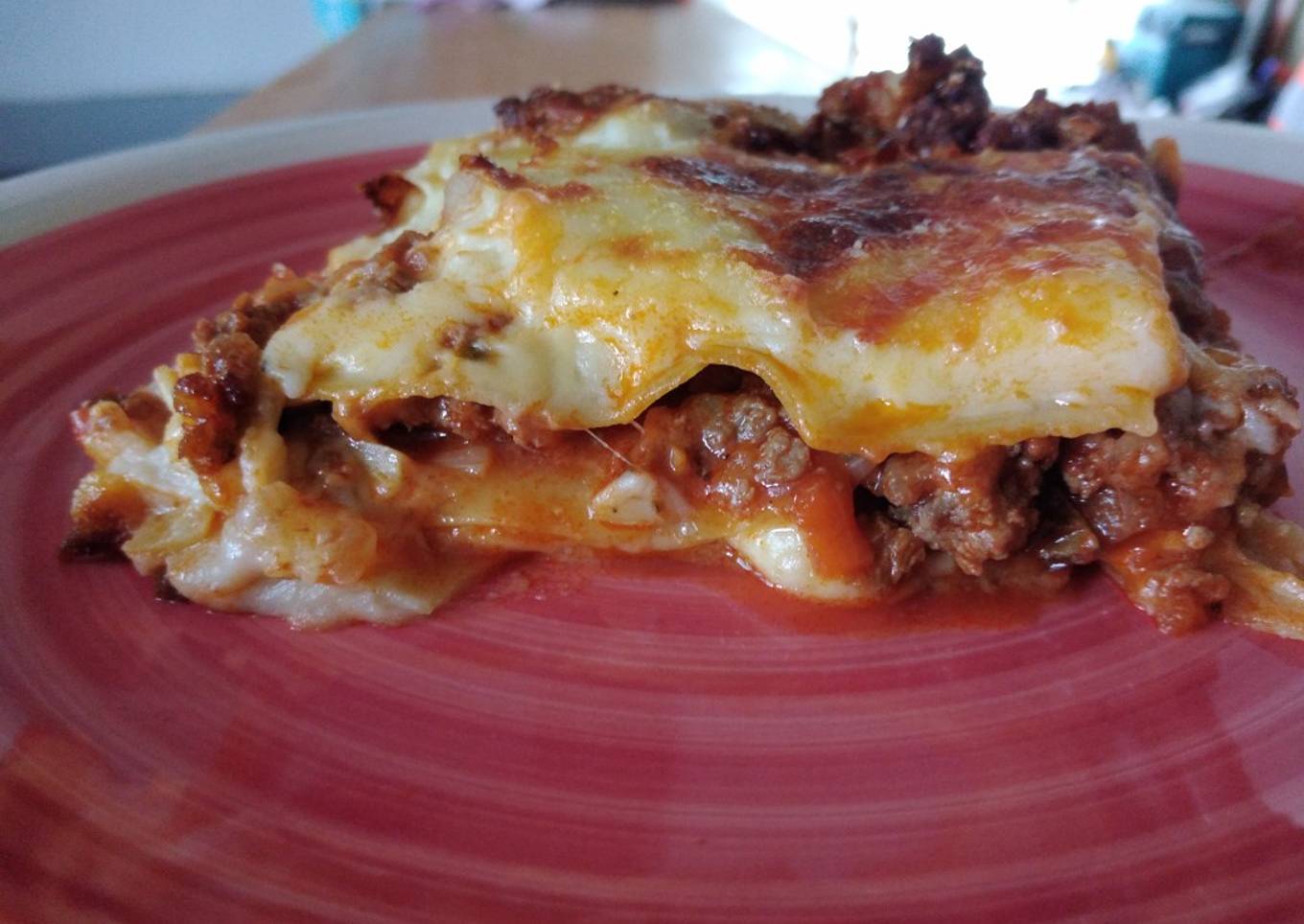 Lasaña bolognesa