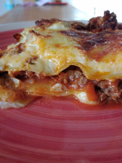 Una foto de Lasaña bolognesa