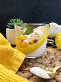 Coconut Panna Cotta with Mango