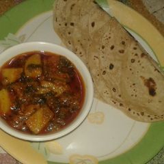 A picture of Quick and tasty methi aloo ki sabzi.