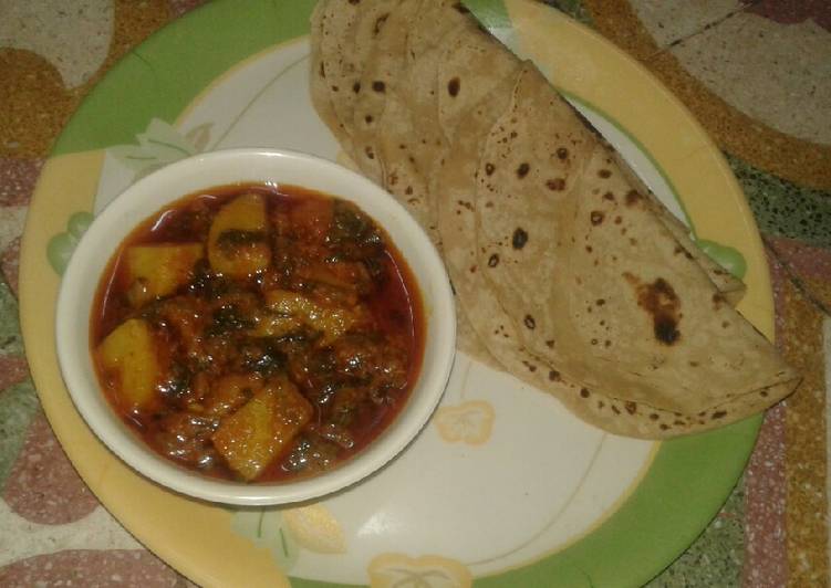 Quick and tasty methi aloo ki sabzi