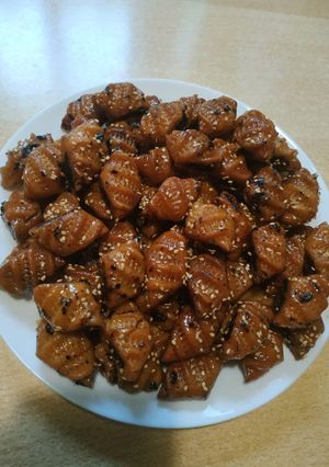 صورة لوصفة مقروط المقلاة 😋 نسميوه لمقيرط