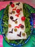 Pionono de Atún, lechuga, cherry, aceitunas y huevo.🤗💖💕🙂😊💖🤗💕🙂😉😊🤗