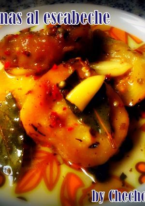 Una foto de Berenjenas al Escabeche