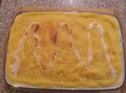 Una foto de polenta al horno