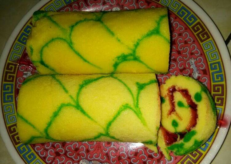 Bolu gulung sederhana 3 telur