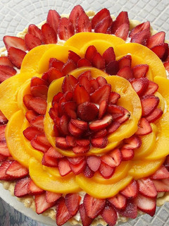 Una foto de Masa para cualquier tarta dulce. Ejemplo tarta frutal