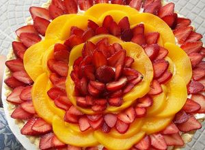Una foto de Masa para cualquier tarta dulce. Ejemplo tarta frutal