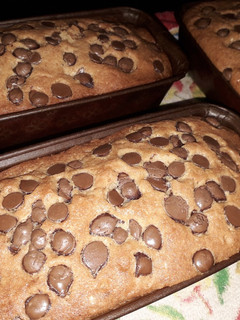 Una foto de Budín con chispas de chocolate. 🤤🍫