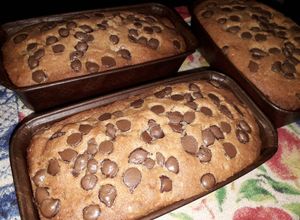 Una foto de Budín con chispas de chocolate. 🤤🍫