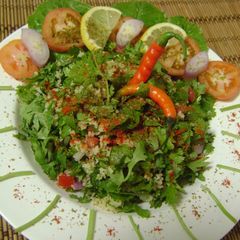 A picture of Tabbouleh - Lebanese Salad.