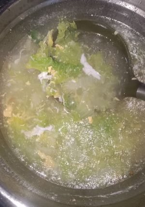 Foto resep Sawi Kuah Telur