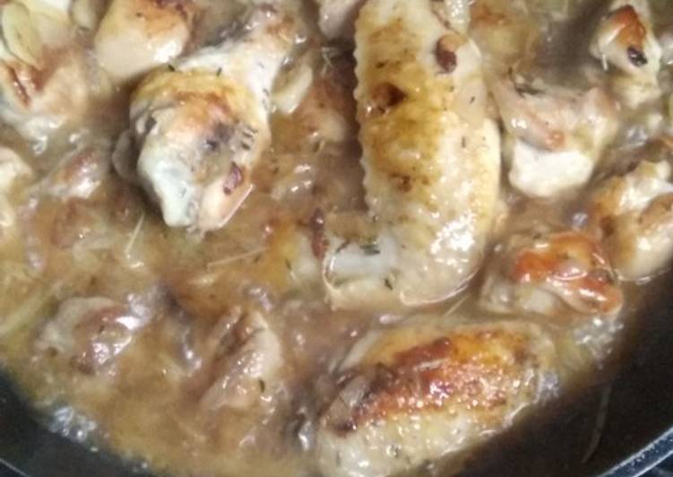 Pollo a la cerveza