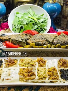 عکسی از دستور کشک و بادمجان