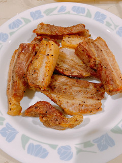 超簡單的氣炸五花肉 的食譜成品照片