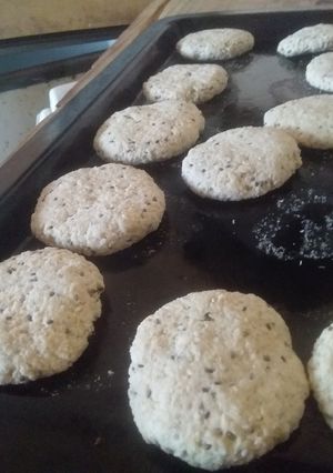 Una foto de Galletas de avena, coco y chía veganas
