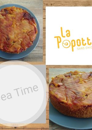 Une photo de Gâteau renversé aux pommes caramélisées