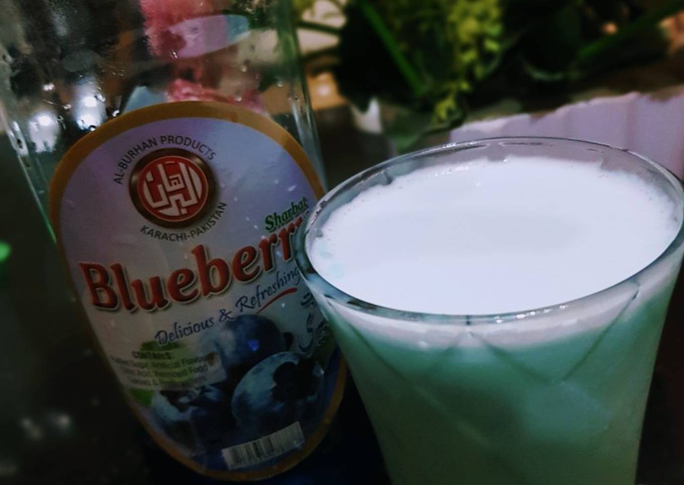 Blueberry Milk shake