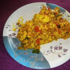 A picture of Tawa paneer bhurji.