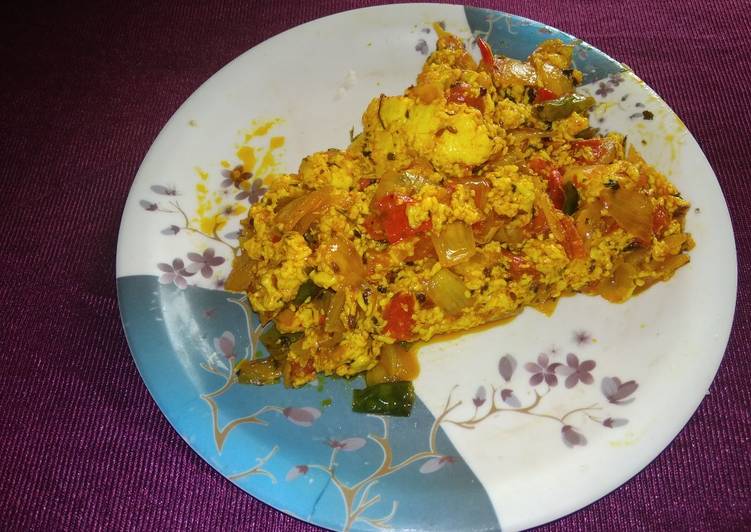 Tawa paneer bhurji