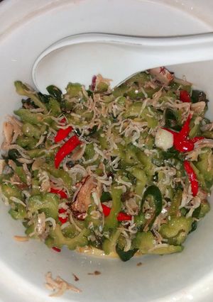 Foto resep Oseng Pare Teri Medan