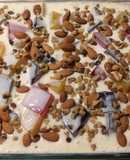 Cóctel de frutas con gelatina y yogurt