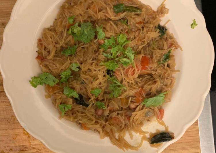 Steps to Prepare Homemade Spicy Vermicelli/seviya