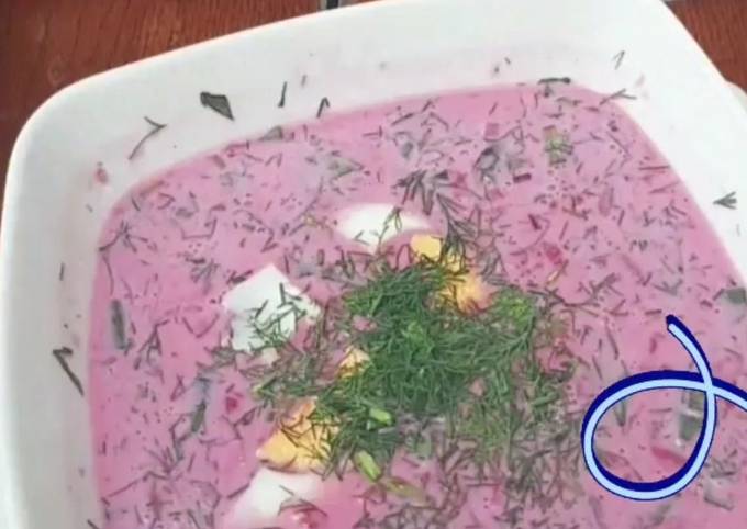 Ricetta di Qualsiasi notte della settimana Zuppa fredda di barbabietole