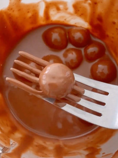 Una foto de Z_Bolas crujientes de chocolate