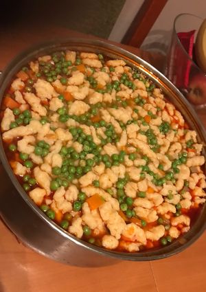 Zöldborsó leves recept fotója